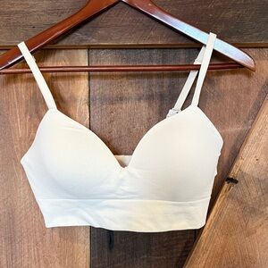 Lightweight Padded Bralette in Cream — Everyday Comfort
